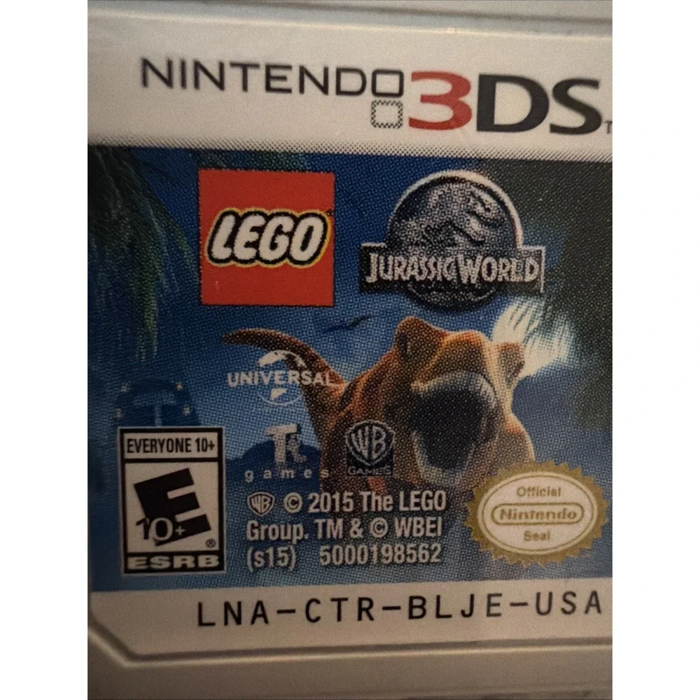LEGO Jurassic World (Nintendo 3DS)  Cartridge Only Video Game Dinosaurs